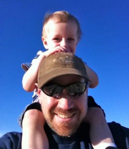 Steve with nephew Samuel